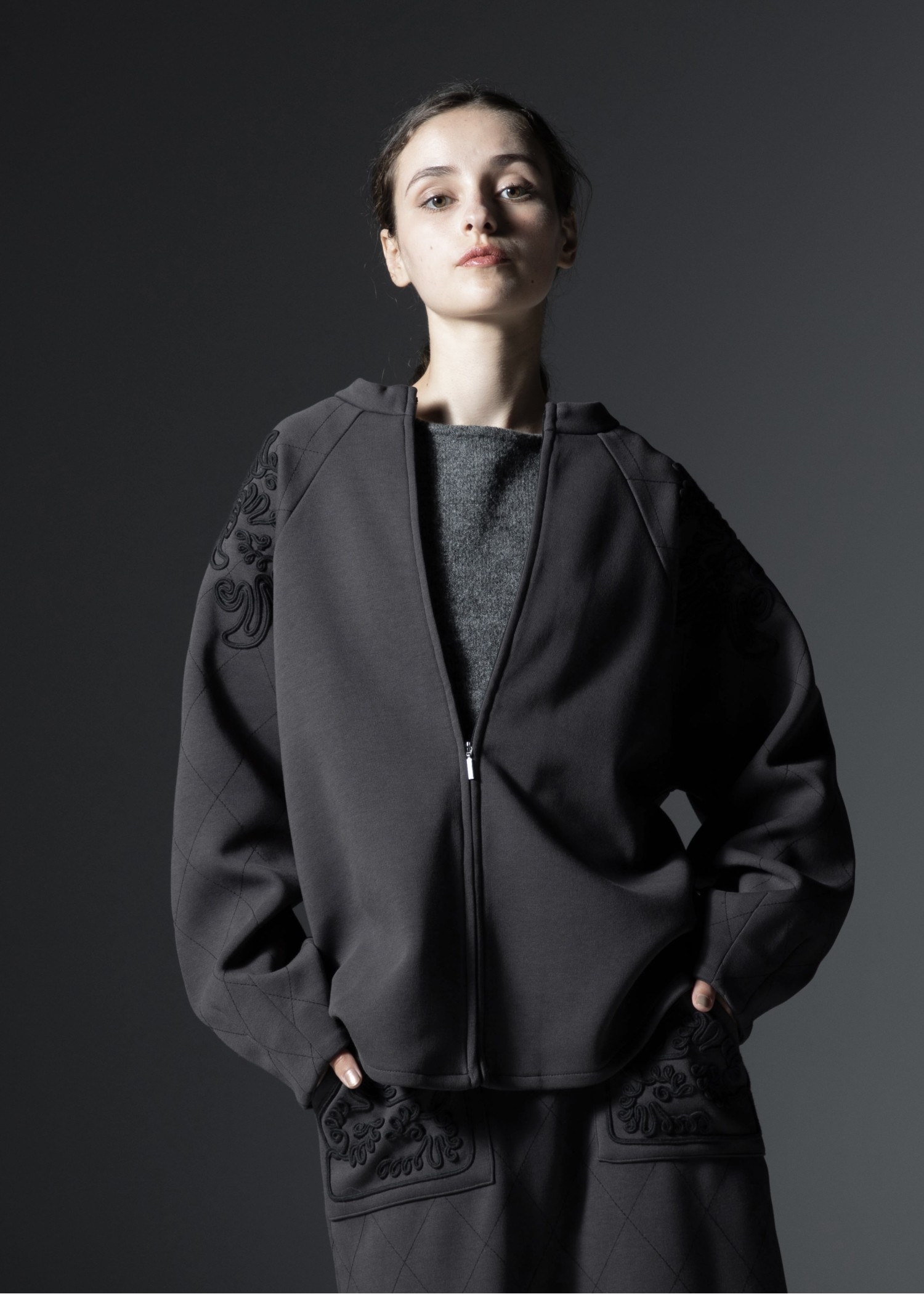 cord embroidery quilting tops