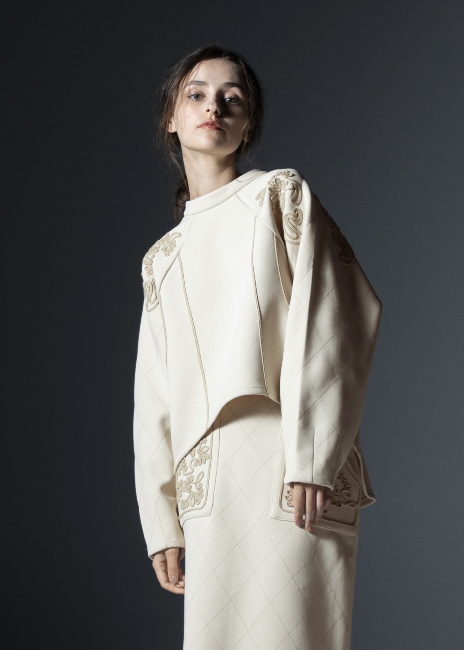 cord embroidery quilting tops