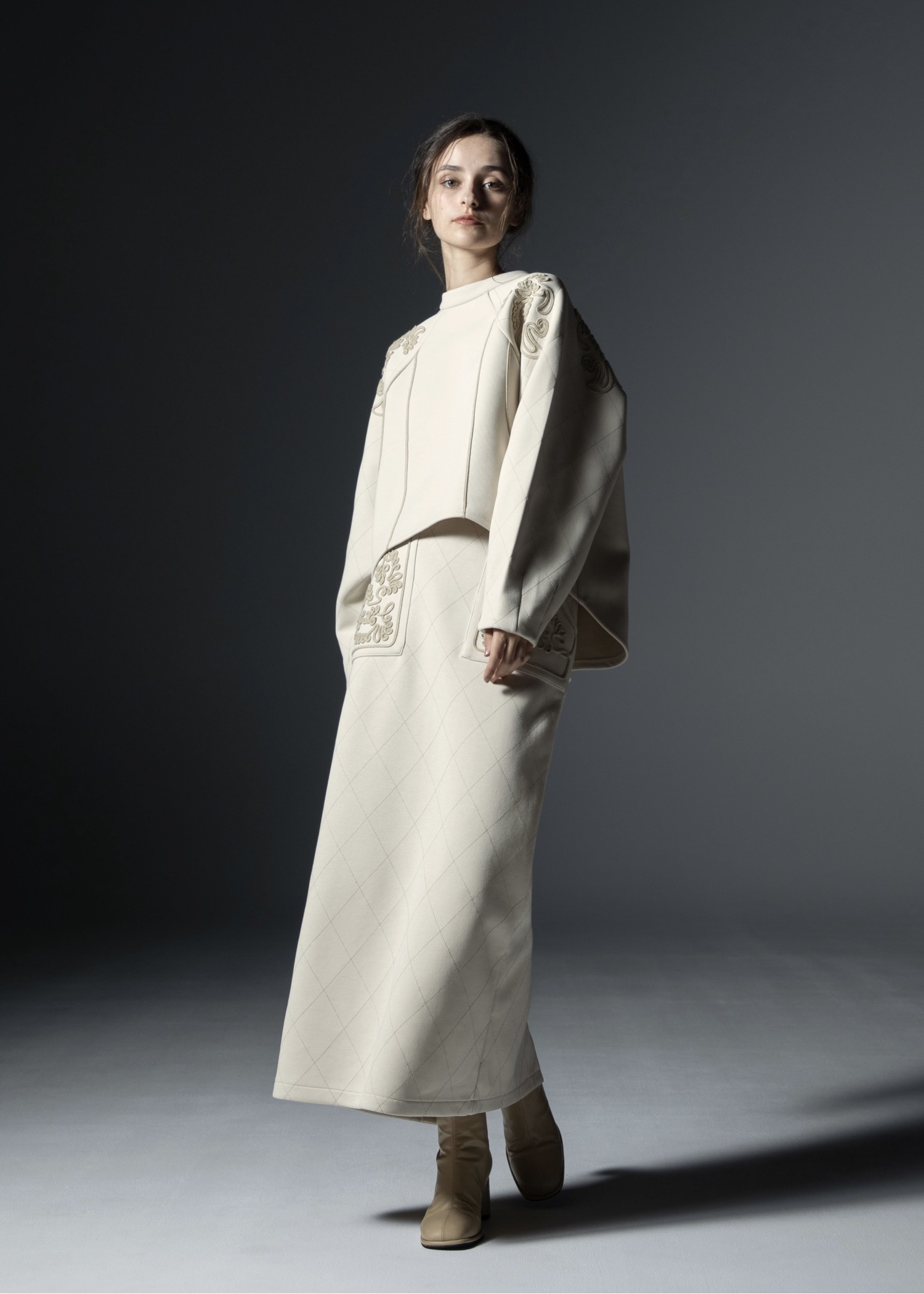 cord embroidery quilting tops