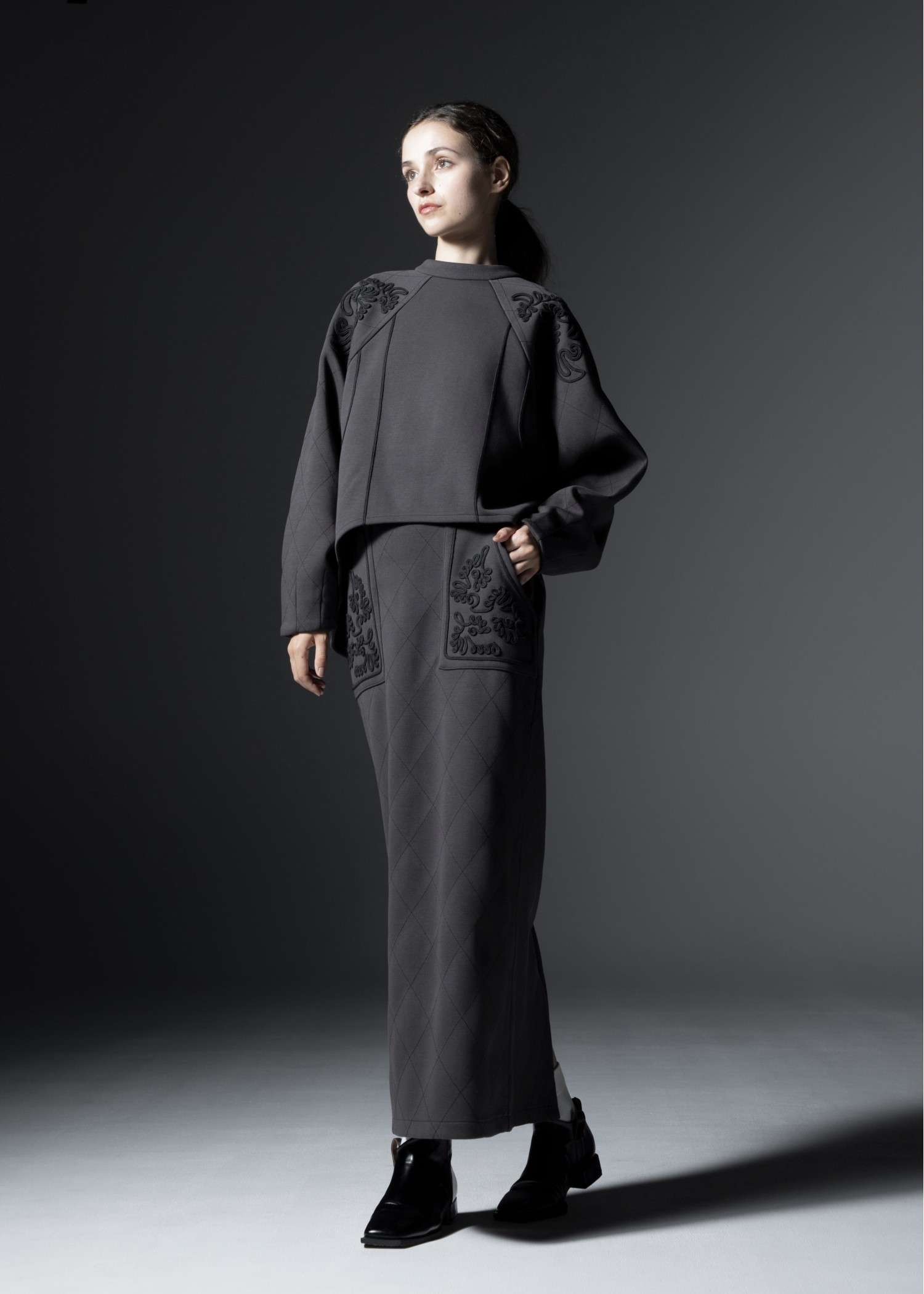 cord embroidery quilting tops