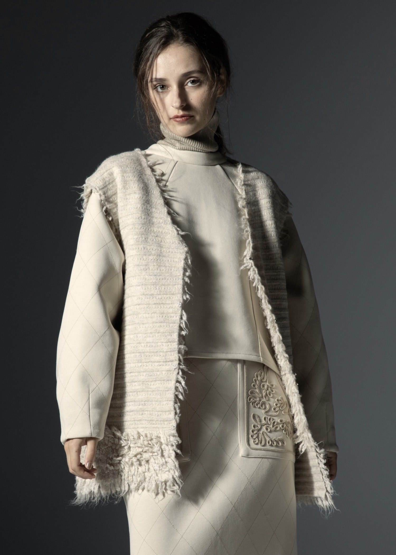 cord embroidery quilting tops