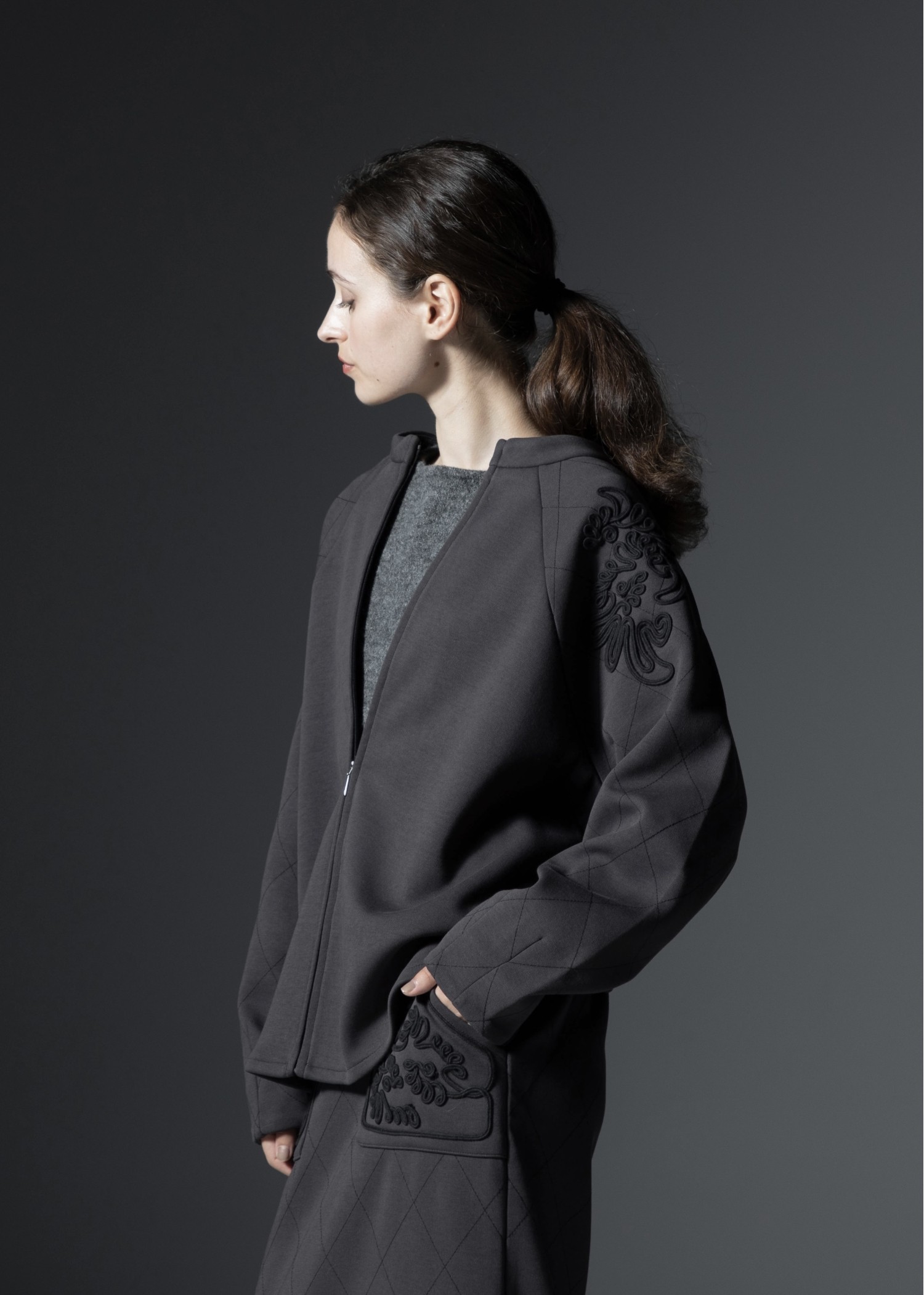 cord embroidery quilting tops