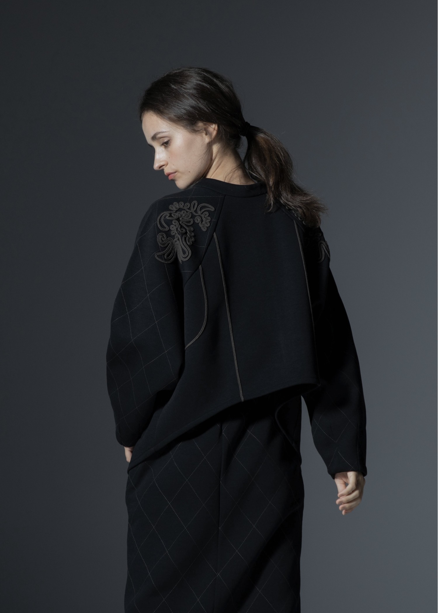 cord embroidery quilting tops