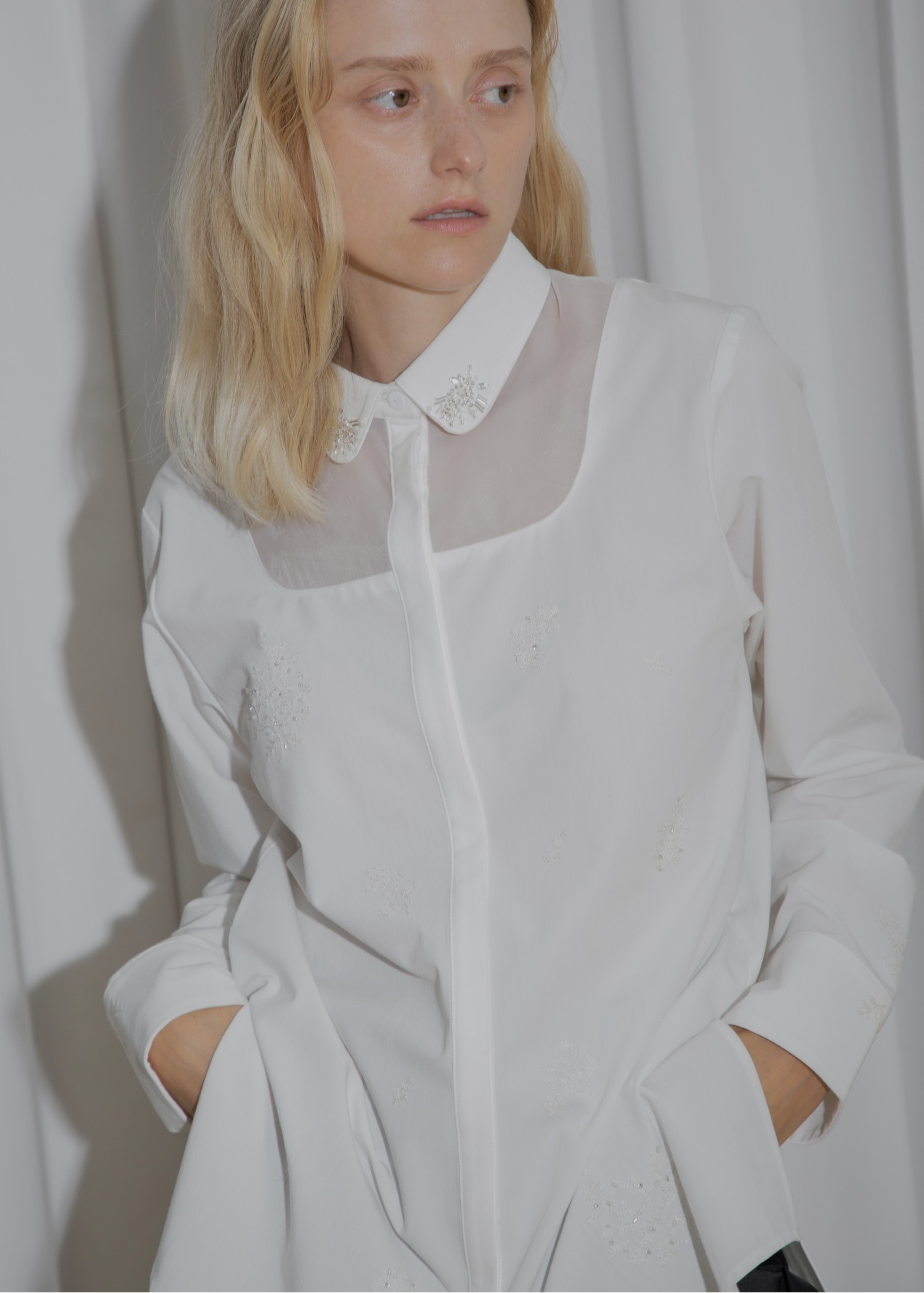 embroidery bijou motif sheer changeover SH