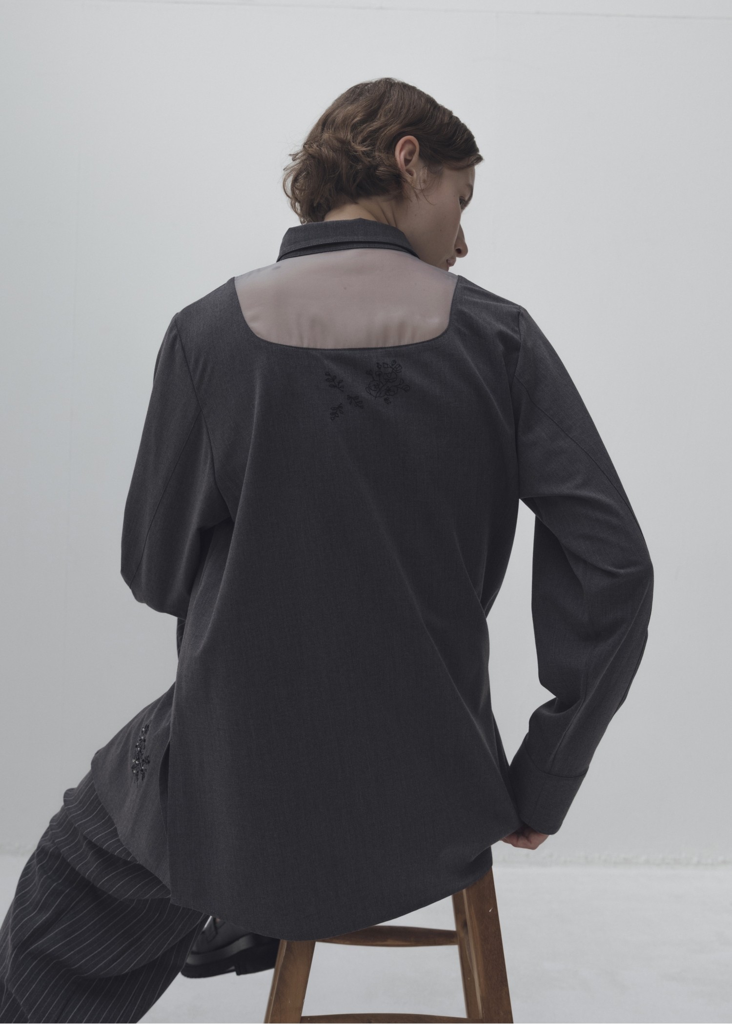 embroidery bijou motif sheer changeover SH