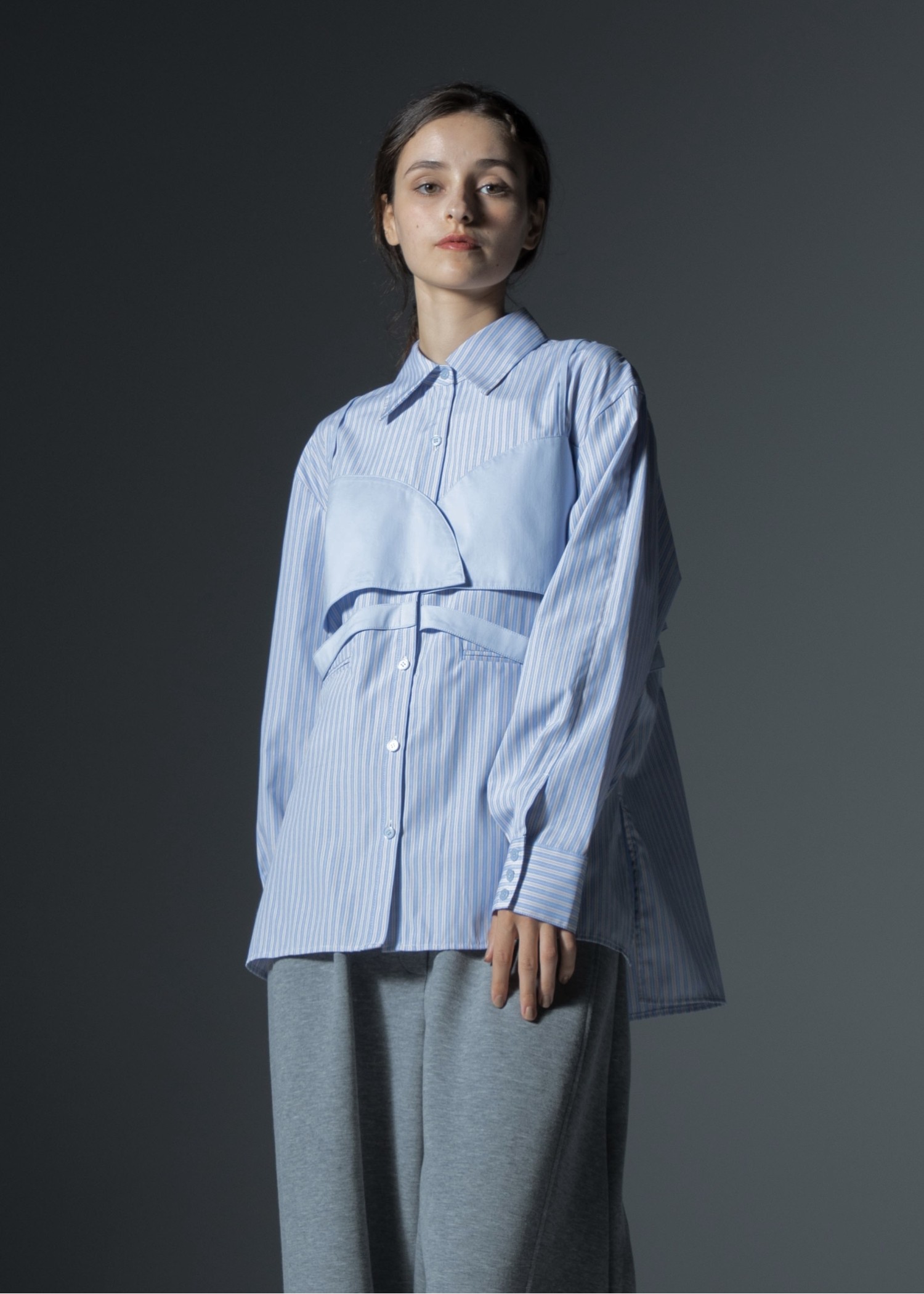 bustier layered stripe mixture SH