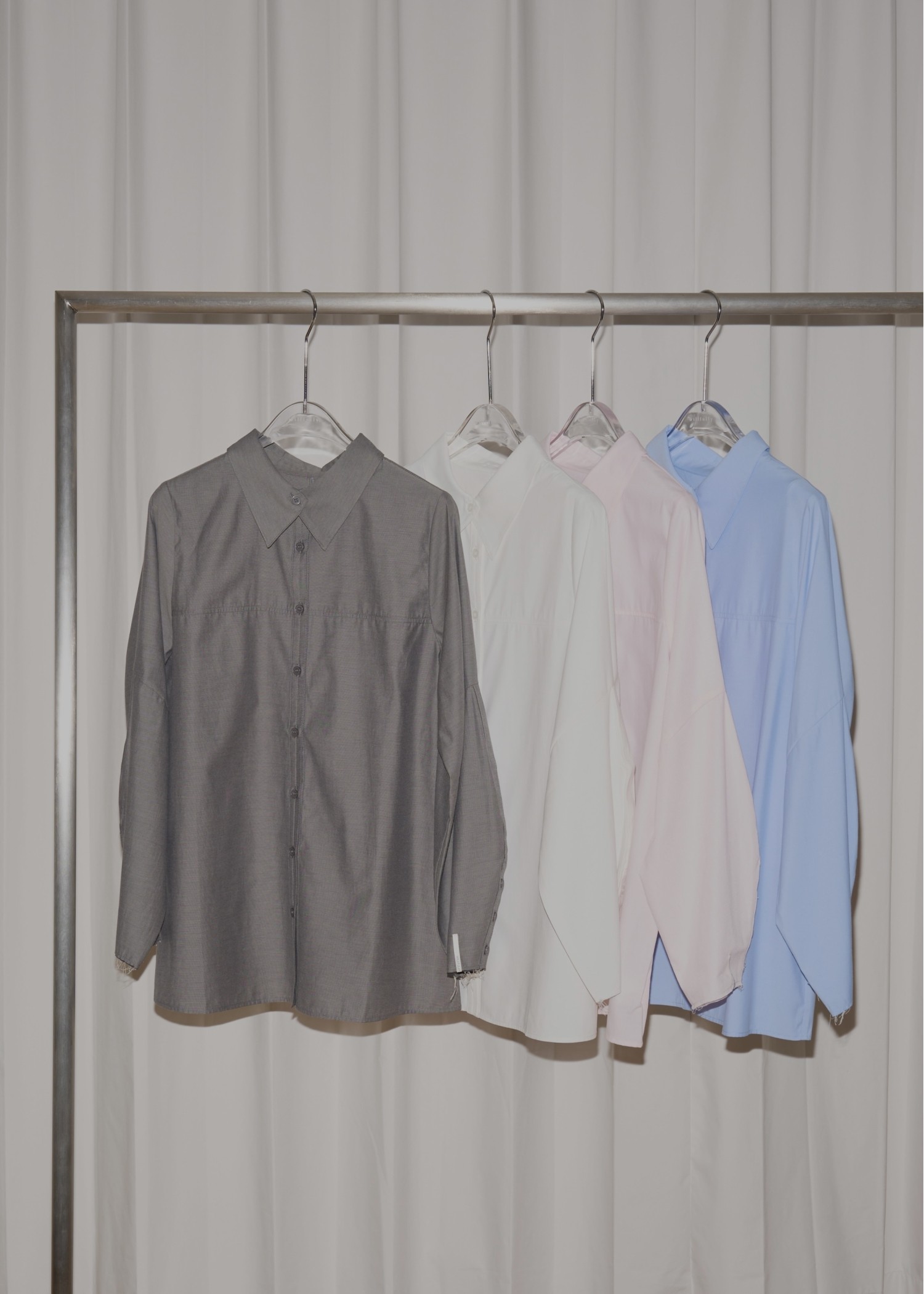 overlap collar cut off sleeve SH