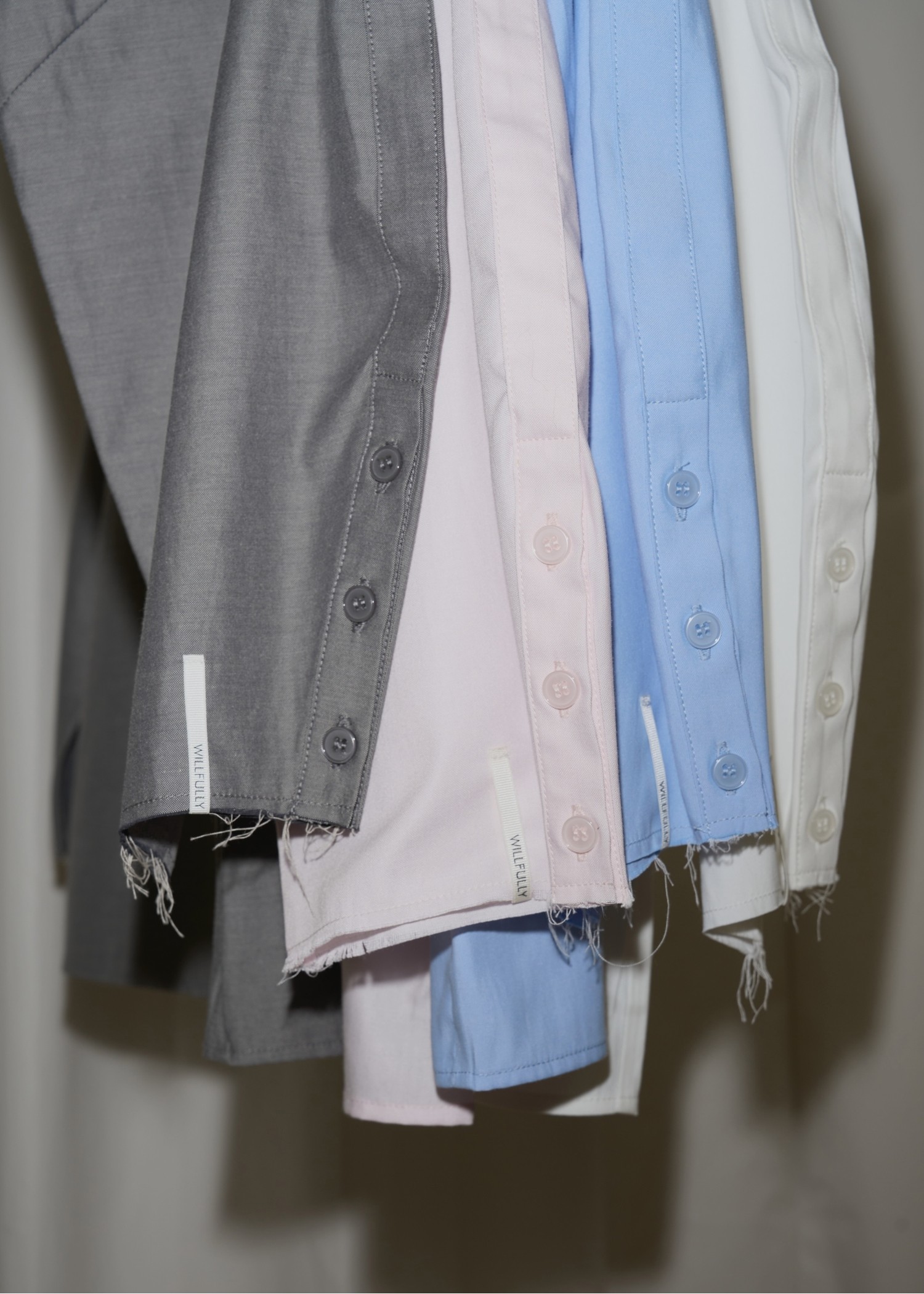 overlap collar cut off sleeve SH