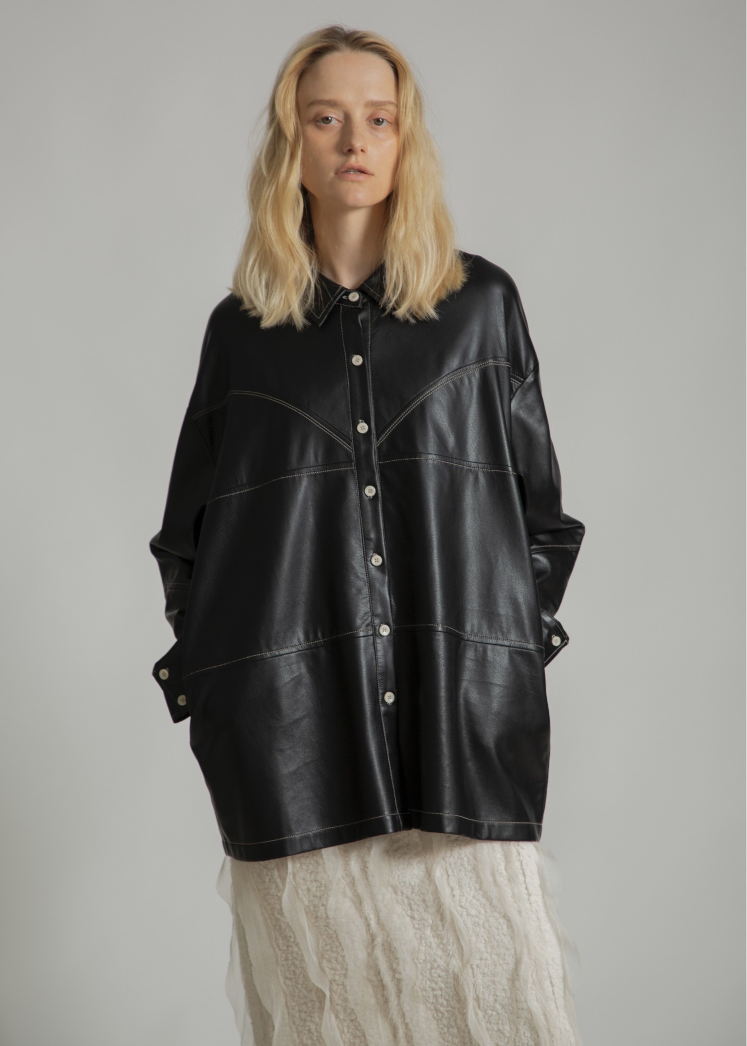 soft synthetic leather color scheme stitch SH