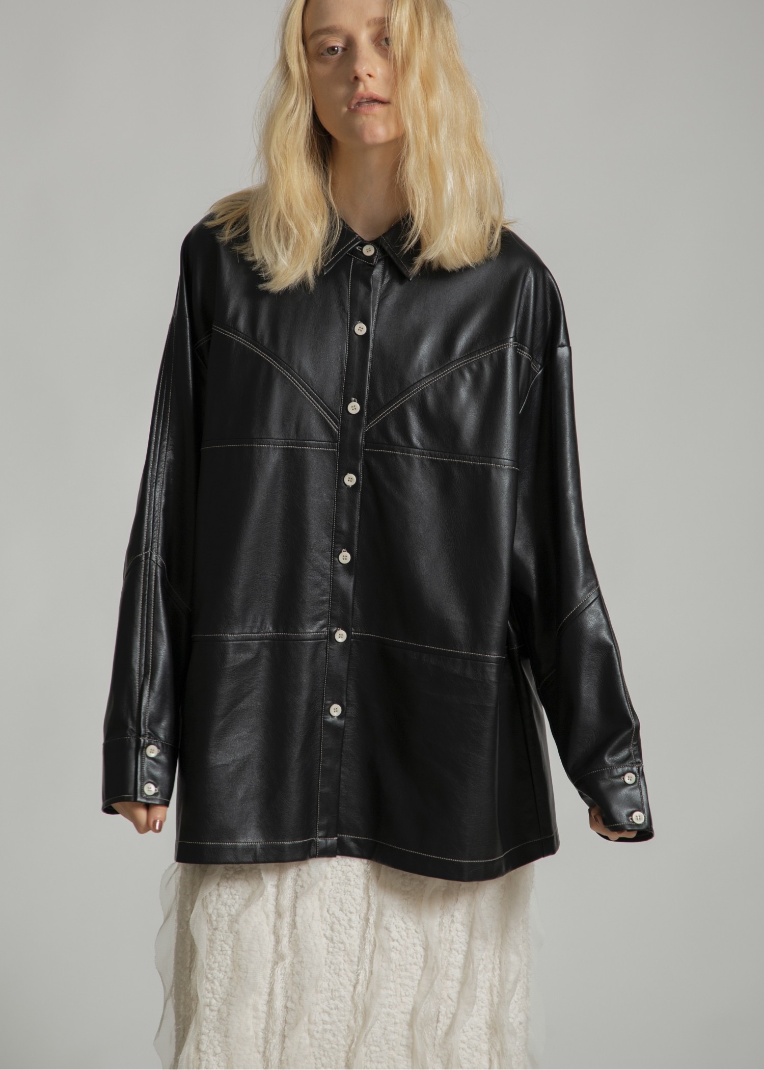 soft synthetic leather color scheme stitch SH