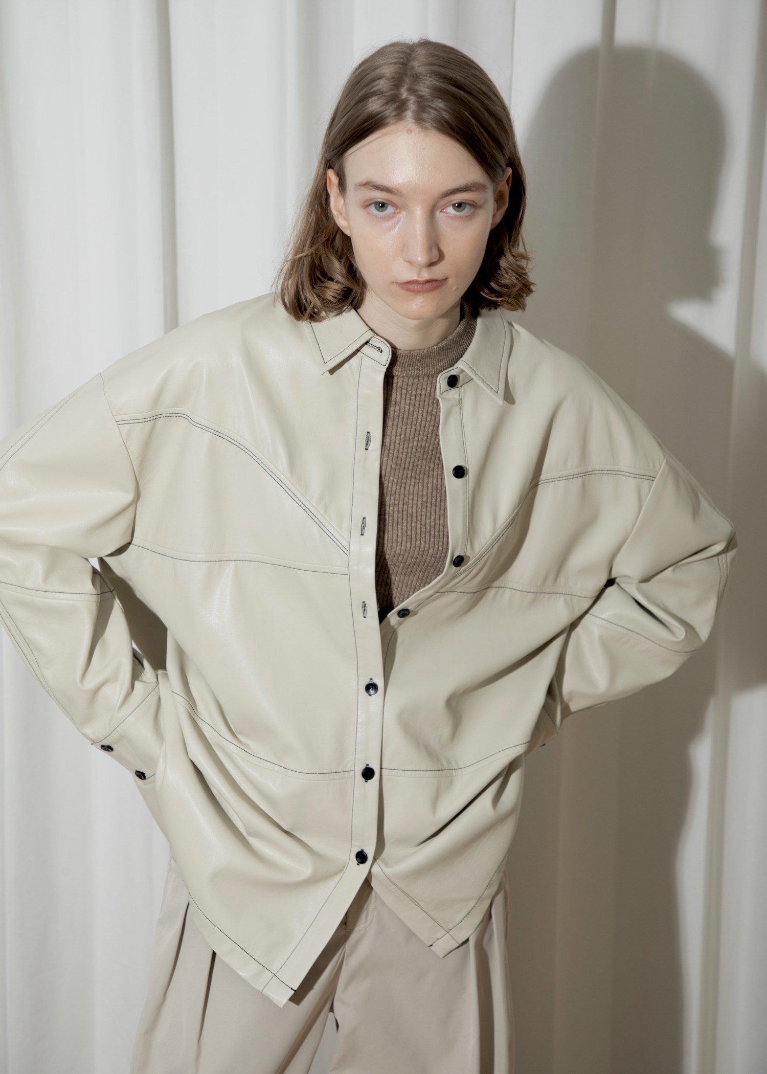 soft synthetic leather color scheme stitch SH