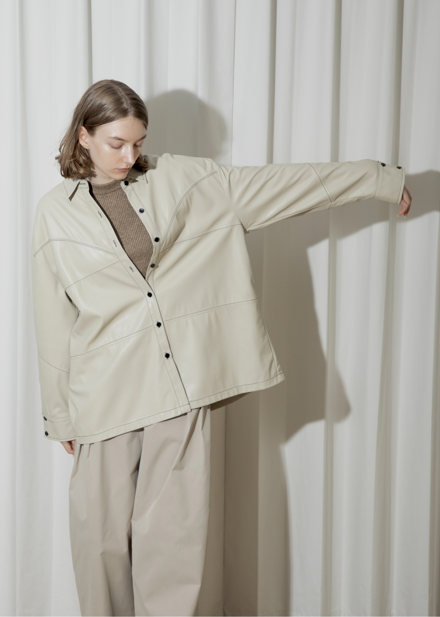 soft synthetic leather color scheme stitch SH